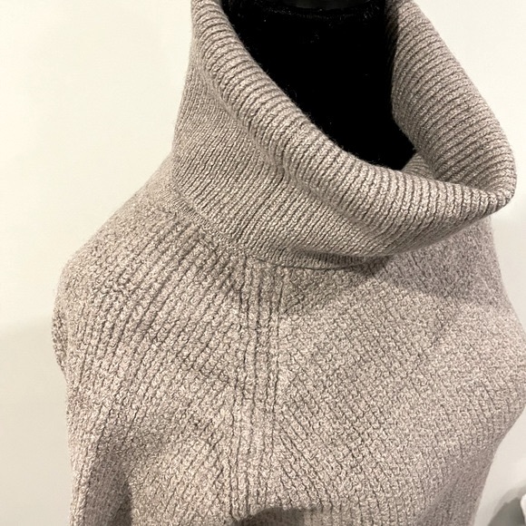 Wilfred Sweaters - Aritzia Wilfred Free Jara 100% Merino Wool Grey Turtleneck Sweater